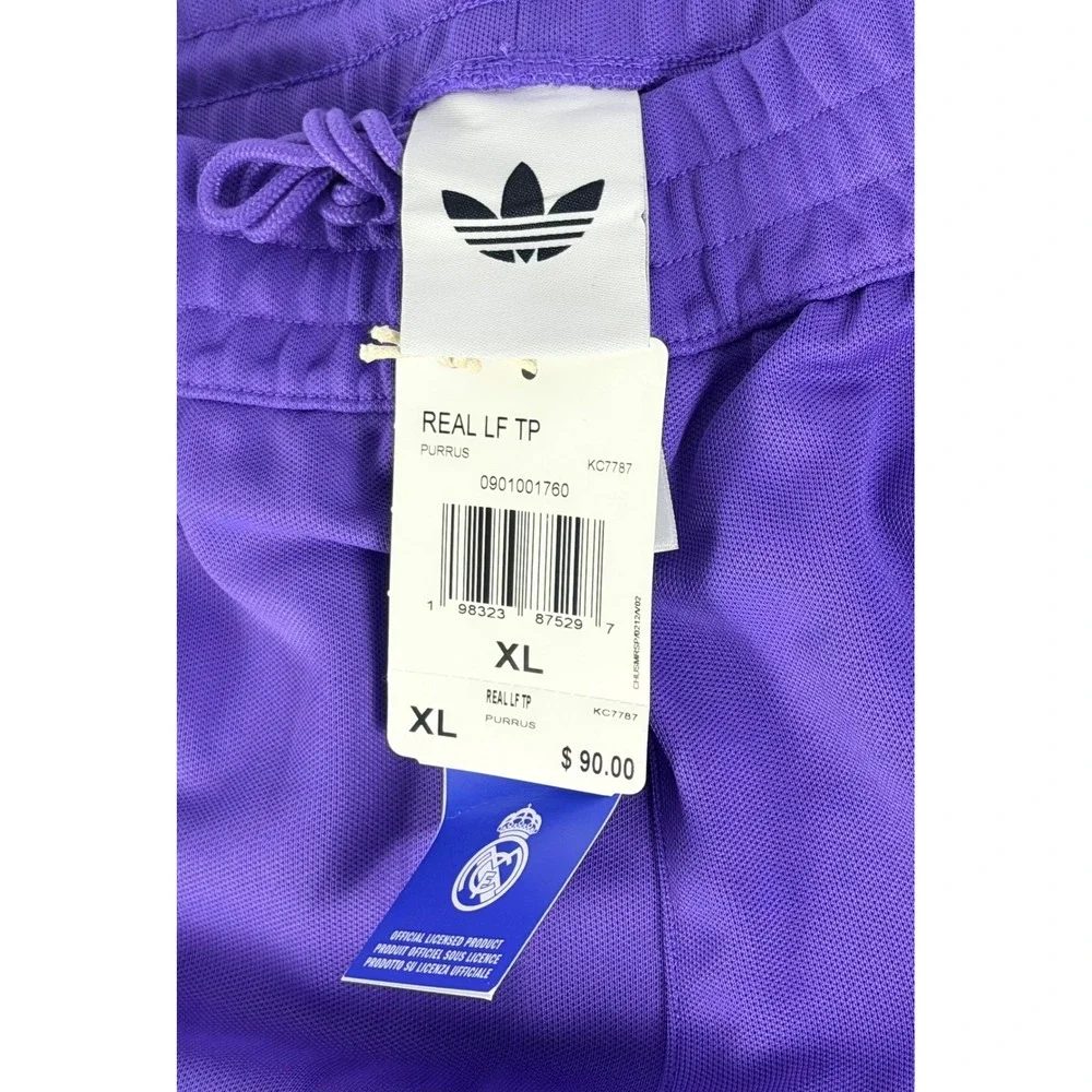 Adidas Real Madrid LFSTLR Track Pant Men's XL Purple Rush KC7787 NWT